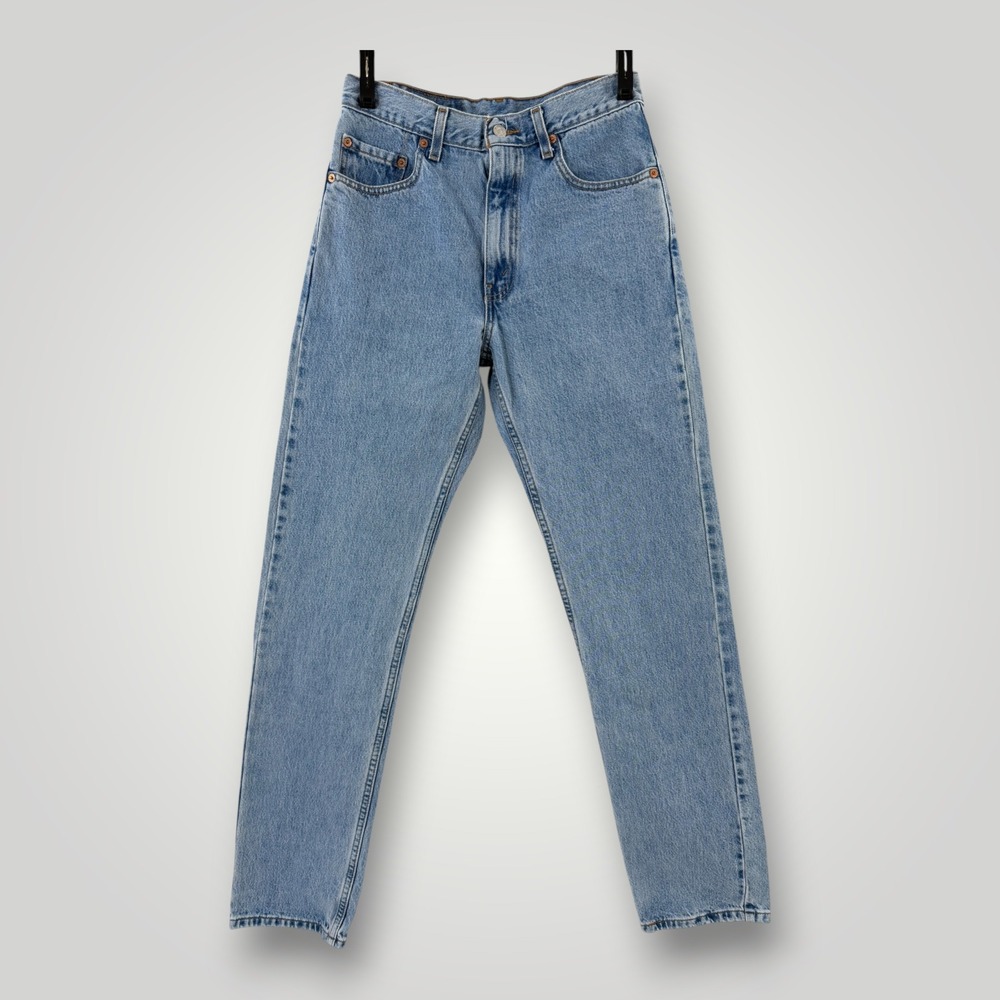 Vintage Levis 505 Regular Fit Straight Leg Jeans Light Wash Denim 30x34 Y2K